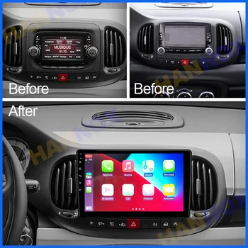 10.1 tollise Android 10.0 Auto Multimeedia raadio Fiat 500 L 2012 2013 2016 2017 Auto Audio-Video Mängija Carplay DSP WIFI