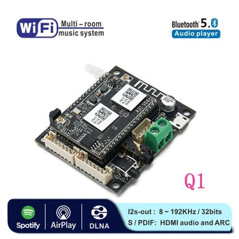 B2EF Väljund I2S Smart Vastuvõtja Airplay, DLNA Analoog 2 1 Mudel WiFi ja Bluetooth-WiFi-Vastuvõtja Moodul