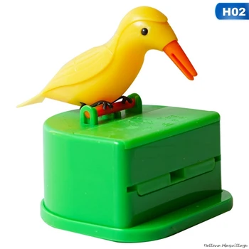 Väike Lind Hambaork Konteiner Automaatne Hambaork Dispenser Hambaork Omanik Ladustamise Kasti Laua Kaunistamiseks Köök Tarvikud