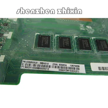 Yourui Originaal Jaoks laptopmotherboard ASUS X550CC X550CA REV 2.0 i3-3217u 4GB RAM CPU täielikult testitud