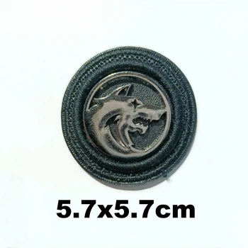 Tikand metallist plaaster embroideried plaastrid applique riided jope märgid riided DE-3126