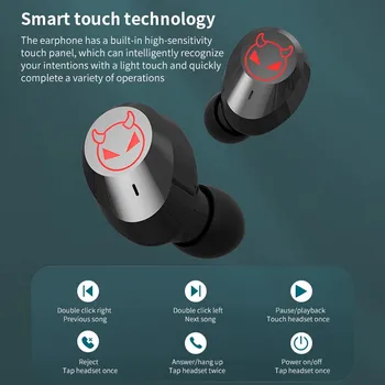 TWS Bluetooth 5.1 Kõrvaklapid Laadimise Kasti Kõrvaklapid HIFI Stereo Sport Veekindel Earbuds Kõrvaklapid Mikrofoniga