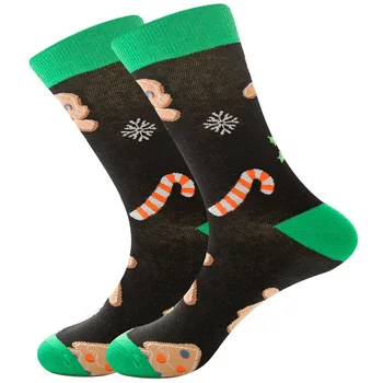 Naiste Sokid Jõulud 12 Värvi Meeste Sokke Põder Kelk Santa Õnnelik Sokid Multi-Värviline Tootja Puuvill Individualty