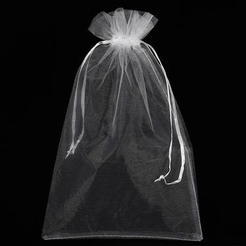 Uus Pakendis 100 Organza Kingitus Kotid Pingutusnöör Ehted Candy Kotid Pulmad Sünnipäev Kasuks Jõulud Kiletamine (7.9 x 11