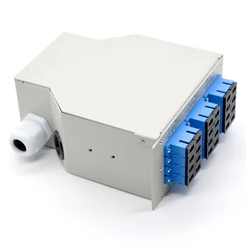 1TK Hot Müüa 12 Sadama Raudtee Paigaldatud Fiiberoptiline Box,fiiberoptiliste Terminal Box Toetab SC/FC/ S/LC Koppel 24 / 48 Core Hulgimüük