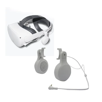 Asendada Reguleeritav Juhtmega Kõrvaklappide jaoks Oculus Quest 2 VR Peakomplekt Prillid Virtuaalne Reaalsus Müra Vähendamise Tarvikud