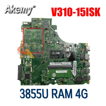 Lenovo V310-15ISK V310-15IKB V510-15IKB sülearvuti emaplaadi DA0LV6MB6F0 Emaplaadi koos CPU 3855U RAM 4G testi tööd