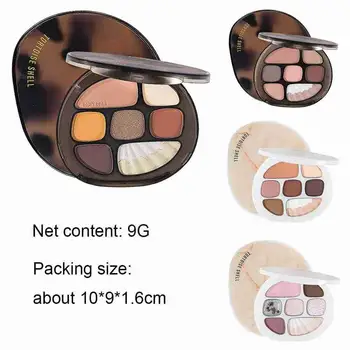 Multi-Color lauvärv Paleti 8 Värvi Matt Virvendama Glitter Nägu Meik Naiste Kosmeetika Põsepuna Markeri Ilu Silma J5D3