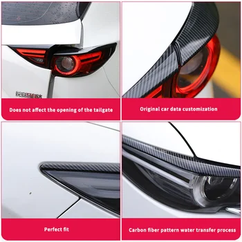 ABS Plastikust esistange Alumine Iluvõre Kleebis udutule Kate Sisekujundus jaoks Mazda CX5 Tarvikud 2017 2018 2019 2020 2021
