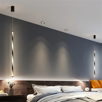 Kaasaegne minimalistlik loominguline disain magamistuba öö led ripats, tuled elutoa aken, baar, kohvik uuringu dekoratiivsed rippuvad lambid
