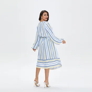 Wepbel Araabia Kleit Pluss Suurus Vabaaja Moslemi Casual Kleit Naiste Nightgowns Lähis-Ida Rüü Seal Kaftan Ramadaani Islami Riided