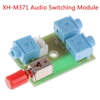 XH-M371 Heli Vahetamise Moodulis 3.5 mm Jack 2 sisse 1 Välja Audio Lülitus Pesa PCB Pardal
