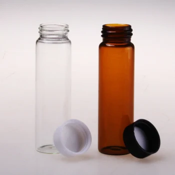 Hulgi-50ml eeterlik Õli Pudel Plastikust Kaaned, Proovi Klaasist Pudel, 50cc Klaasist Viaali Konteiner hulgimüük
