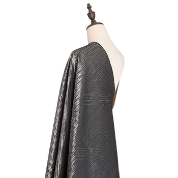 150cm triibuline jacquard fabric lõng värvitud mood kleit sobiks jacquard fabric jacquard kleit kangast hulgi-riie