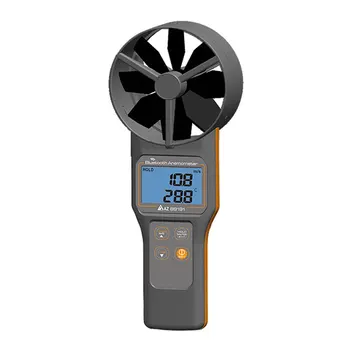AZ89161 Bluetooth õhukulumõõtur Meetmed õhu kiiruse, mahu, temperatuuri ja Tuule Kiiruse Mõõtja vahemikus 0.20~30.00 m/s