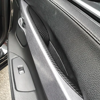 Auto Salongi Ukse Käepide süsinikkiust jaoks-BMW F01 F02 7-Seeria Esi-Taga Vasak Parem Sisemine Paneel Tõmba Sisekujundus Kate Baar