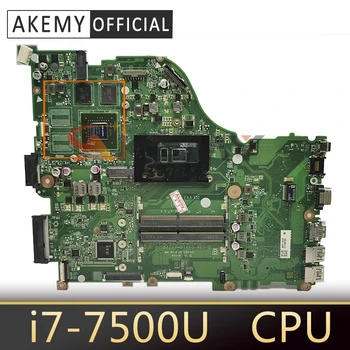 Akemy Sülearvuti emaplaadi Jaoks ACER Aspire E5-575 i7-7500U Emaplaadi DAZAAMB16E0 SR2ZV N16S-GT1-KB-A2 DDR4