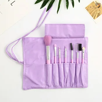 7tk Wrap Rulli Makeup Brush Set with PU Nahast Kott Kosmeetika, Ilu tööriistakomplekt Sihtasutus Puuder Lauvärv Kuum phantom