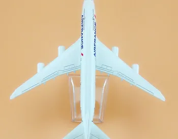 16cm Metallist Air France Airlines Boeing 747 B747 400 F-GITB Airways Lennuk mudellennukid, Lennuki Mudel w Seista