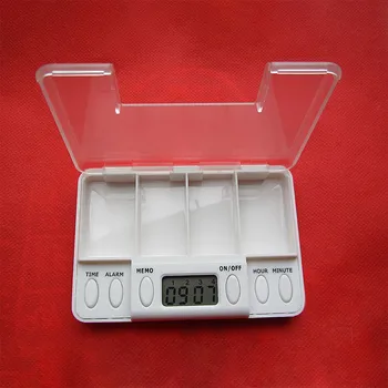 4 smart grid pill elektroonilise ajastus meeldetuletus arstlikku konteiner pere reisi taimer pill box ladustamise narkootikumide eraldaja pill containe
