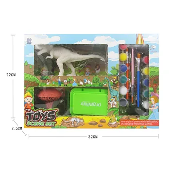 20PCS Dinosaurus Maali Kit Kids T-Rex Maali Mänguasjad Art & Craft Komplekt