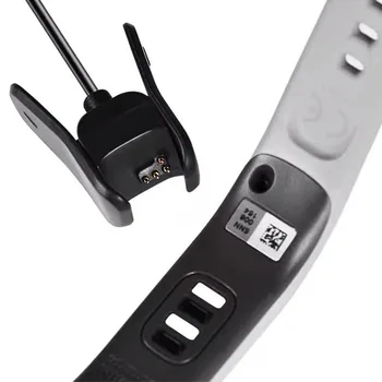Asendamine Plastikust Aku Hoidiku Klamber Smart Watch 1M USB Laadija Kaabel Juhe Traat jaoks Vivosmart 4 Vaata