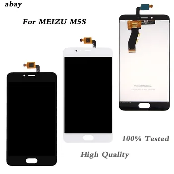 AAA-Kvaliteediga LCD-MEIZU M5S Lcd Ekraan 5.2 Tolline Ekraan+Digitizer Touch ekraan MEIZU M5S M612h LCD Asendamine