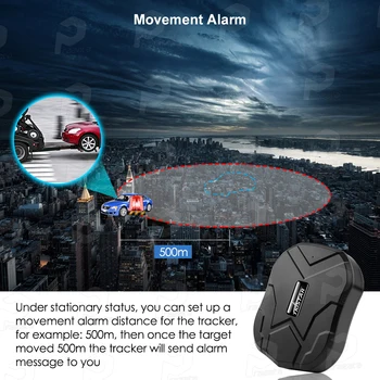 Prazata Auto GPS Tracker 4G TKSTAR TK905 5000mAh Magnetico 3G-4G GPS Tracker Auto Veekindel Shake Alarm Tasuta APP