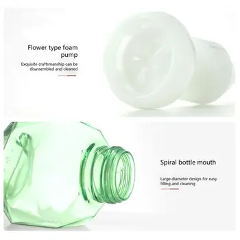 300ML vedelseebi Dosaator Lille Kuju Vaht Tühi Pudel läbipaistvast Plastikust Pudel Vahtu dušigeel Pump Pudel Vannituba Pudel
