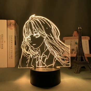 Kimi Ni Todoke Led Night Light Lastele Magamistuba Decor Nightlight Sünnipäeva Kingitus Anime Vidin Toas Laua Lamp Kuronuma Sawako