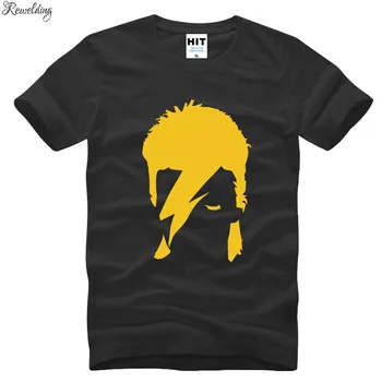 David Bowie Rock Memorial Ziggy Stardust Mens Meeste T-Särk T-särk Uus Mood O Kaela Puuvill Tshirt Tee Camisetas Masculina