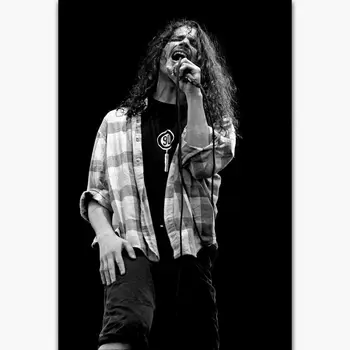Uus Chris Cornell Rock Muusika Laulja Star Siidist Kangast Seina Poster Art Decor Kleebis Hele