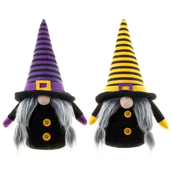 2tk Halloween Gnome Skandinaavia Tomte rootsi Nisse Kodu Talumaja Köök Astmeline Sahtel Teenetemärgid