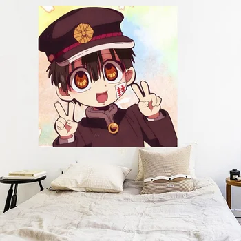 Anime Multikas Wc-Seotud Hanako-kun PVC Seina Kleebis Kleebised Murals Plakat Tuba Teenetemärgi Magamistuba Decor