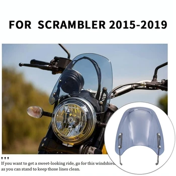 NewMotorcycle Touring Ees Flyscreen Tuuleklaasi Esiklaas Kilp Ekraani Ducati Scrambler-2019 (Hele Suits)