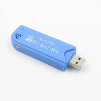 USB 2.0 Sinine TV TV Vastuvõtja TV TunerStick DAB FM-DVB-T FC0012 SDR RTL-SDR IR Remote Antenni Dongle Stick