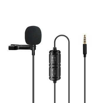 Mini 3,5 mm Pistik Kondensaator Mikrofon Professionaalne VM10-R 6K Lavalier Mikrofon heli salvestamiseks Laulmine