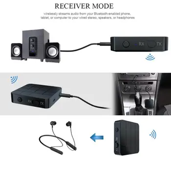Bluetooth-5.0 Audio-Vastuvõtja, Saatja, 2-in-1 Adapter Arvuti Kõlarite Auto USB-Muusika Stereo Traadita Adapterid Auto MP3 TV