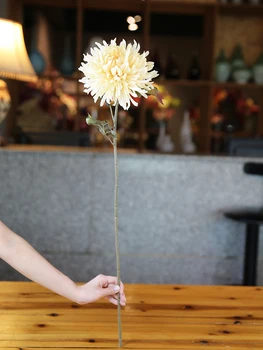 79cm tehislilled Chrysanthemum Sügisel Riie Võltsitud Õie DIY elutuba Kodu Aia Kaunistamiseks