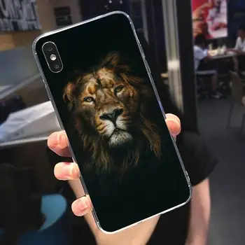 Cool Lion Telefoni Juhul Läbipaistev Selge Juhtudel Iphone 11 12 Pro 5s 6 6s 7 8 Plus X Xs Xs Max XR SE 2020