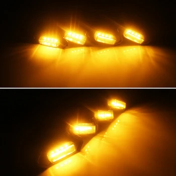 Eest 2016-2021 Toyota Tacoma TRD Pro / 2019-2021 RAV4 LED Esi-Iluvõre Suitsutatud Amber Light päevatuled Lamp
