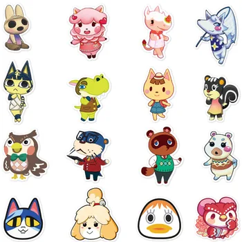 50tk Animal Crossing Kleebised Cartoon Armsad Loomad, Lapsed, Klassikaline Mänguasi Kingitus Kleebis Sülearvuti Kitarri Kohver Külmkapp Rula