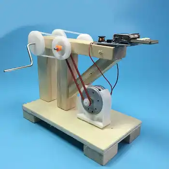1 generaator generaatori komplekt mudel, haridus mänguasjad lastele diy puidust leiutis teadus katse koguda käsitöö mänguasjade komplektid
