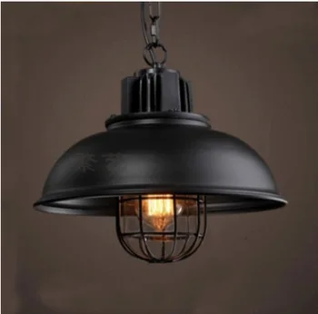 Uus Ameerika Tööstus-Loft Vintage Ripats Tuled Must Valge Raud Edison Klaas Retro Loft Vintage Ripats Tuled Lamp deco