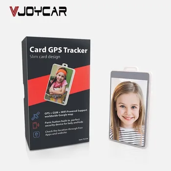 VJOYCAR ID-Kaardi Mini GPS Tracker Lastele Õpilane Eakate 10 Päeva Pikk ooteaeg reaalajas Jälgimise Kaardi APP Web Platvormi