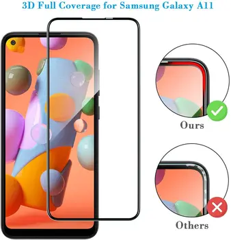 Sobib Samsung Galaxy M11/A11 screen protector 10D karastatud klaasist film HD film mobiiltelefoni tarvikud