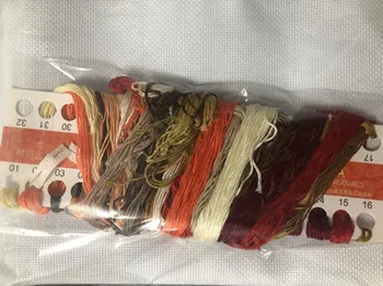 Linane riie ristpistes Kit Paketid, Maha Risti-Õmblemine Komplektid Uued Muster EI TRÜKITUD Risti stich Värvimine lillede
