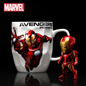 Disney Original Vee Tassi Kohvi Tassi Keraamiline Tass Marvel Avengers Tass Kaanega Kapten Ameerika (Iron Man