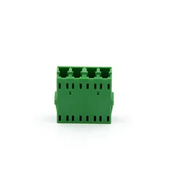 20pcs LC/APC Quad adapter roheline NR äärik fiiberoptiliste koppel LC APC Neljakordne ühemoodilisi ftth adapter tasuta kohaletoimetamine IL