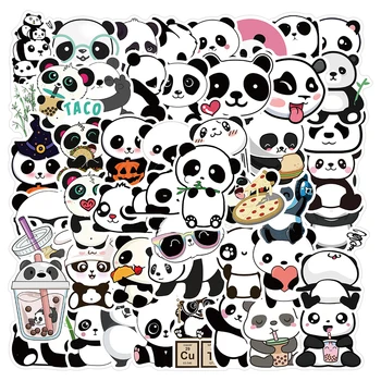 10/30/50TK Cute Cartoon Panda Veekindel Kleebised DIY Rula Külmkapp Kitarr Mootorratta Pagasi Klassikaline Decal Kleebis Mänguasjad